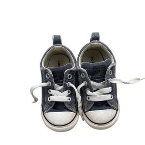 Toddler size 8 Slip on Chuck Taylor Converse distressed blue